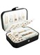Jewelry Storage Box, PU Leather Small Jewelry Organizer for Women Girls, Portable Mini Travel Case Display Storage Holder Boxes for Stud Earrings, Rings, Necklaces, Bracelets.