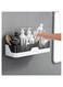 Shower Caddy Adhesive Shower Shelf for Bathroom: Premium Wall Mount Bathroom Organizer Shelf - No Drilling Corner Sower Organizer- Upgraded Kitchen Storage Rustproof Storage Rack for Bathroom-1 Count