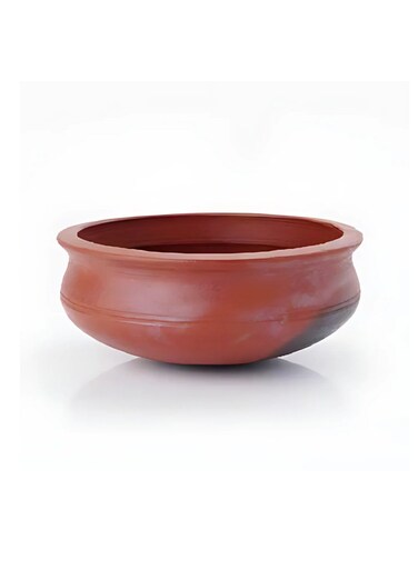 Natural Clay Curry Pot Hand Made In India 25cm
