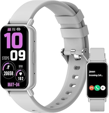 PEJE Smartwatch,Smart Watch for Men(Answer/Make Calls)1.45&rdquo; HD Display,120+ Sport Modes,IP68 Waterproof Fitness Watch, with SpO2/Heart Rate/Sleep Monitor,Smartwatch Compatible Android iOS (Silver)
