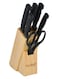 7-Piece Knife Block Set PR50919 Black/Brown/Silver