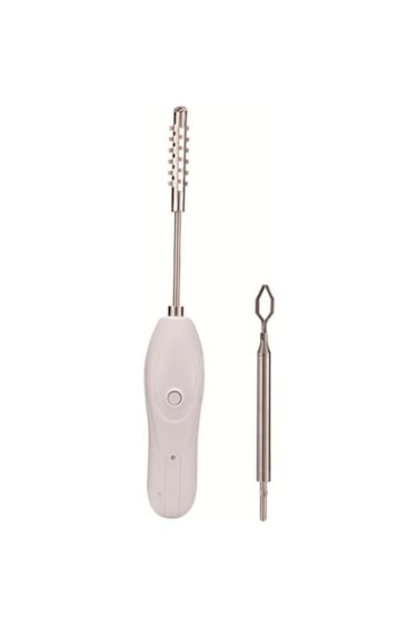 Electric Fish Scaler &amp; Vegetable Peeler &ndash; USB Rechargeable, Stainless Steel Blade, White