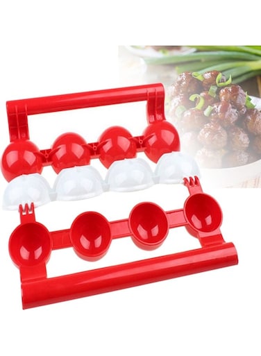 Stuffed Meatballs Maker Cooking Tools Red/White