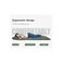 Inflatable Camping Mattress w/ Air Pillow Lightweight, Waterproof, Portable Sleeping Pad for Travel