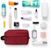 Vorspack Toiletry Bag Hanging Dopp Kit for Men Water Resistant Shaving Bag with Large Capacity for Travel - Maroon