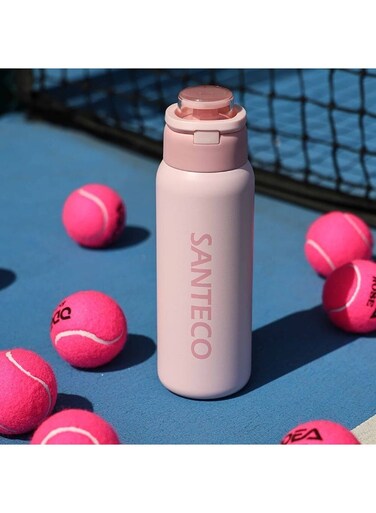 Gemini Dual-Drinking Bottle 750ml - Stylish Stainless Steel Water Bottle for Travel, Gym &amp; Outdoor Use - Eco-Friendly &amp; Reusable Water Jug
