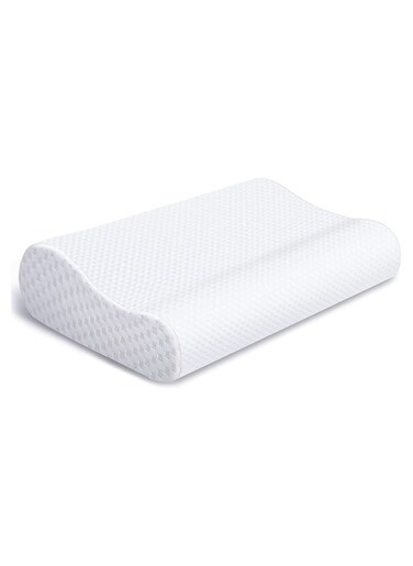 Cervical Orthopedic Sleep Neck Pillow for Neck Shoulder Pain, Side Sleeper Neck Contour Support Memory Foam
