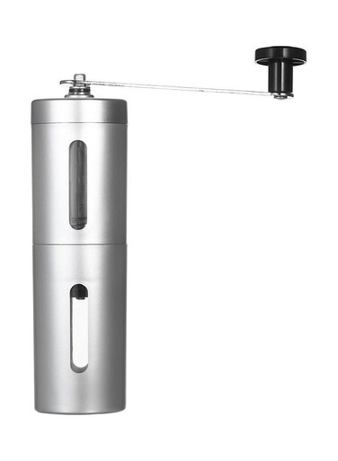 Hand Grinder Coffee Machine Silver 22x6x7cm
