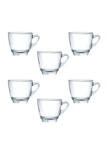 Pack Of 6 Kenya Cappuccino Cup Clear 245ml