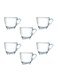 Pack Of 6 Kenya Cappuccino Cup Clear 245ml