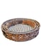 Set of 3 Multifunctional Rattan Tray food Container