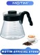 750ml Glass Coffee Server for Drip Coffee Maker Standard Glass Coffee Carafe Coffee Pot with Lid