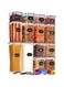 Skroam 14 Pack Airtight Food Storage Containers for Kitchen Pantry Organization and Storage, Plastic Canister Set with Lids, Cereal, Flour &amp; Sugar Containers- Spoon Set, Labels &amp; Marker