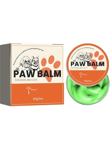 NALACAL All-Season Paw Balm for Dogs &amp; Cats, 2oz Soothing Cream for Cracked Paws &amp; Dry Noses &ndash; Heals, Repairs, and Moisturizes with Protective Wax for Heat and Rough Conditions