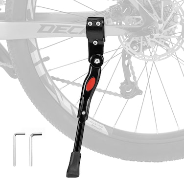 ROCKBROS Bike Kickstand Adjustable Bike Rear Mount Kickstand Bike Side Aluminium Alloy Adults Kick Stand for 22&rsquo;&rsquo;-28&rsquo;&rsquo; Inch Mountain Road Bikes