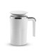 Automatic Self Stirring Coffee Mug, Rechargeable Magnetic Mug with LED Temperature Display &amp; Lid, 380ml (12.85oz) Portable Thermos Cup for Coffee, Milk &amp; Tea &acirc;&euro;&ldquo; Essential Travel Mug for Autumn &amp; Winter