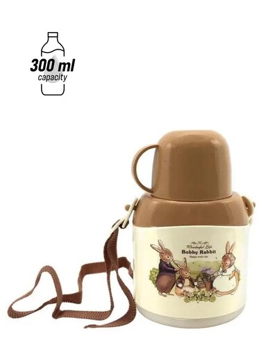 Kids Sports Water Bottle Travel School With Shoulder Strap