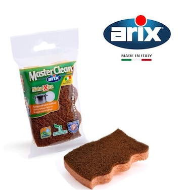 Arix Master Clean NaturXtra Cellulose Sponge Scourer - Perfect for Kitchen Use