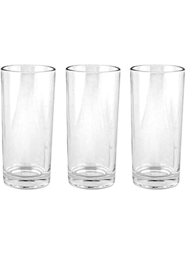 Royalford Glass Tumbler Set, 3 Pcs