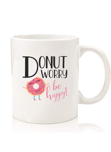 Premium Quality Two Sided Printed Coffee Mug Tea Cup For Home Office, Kids Men Women dont-worry