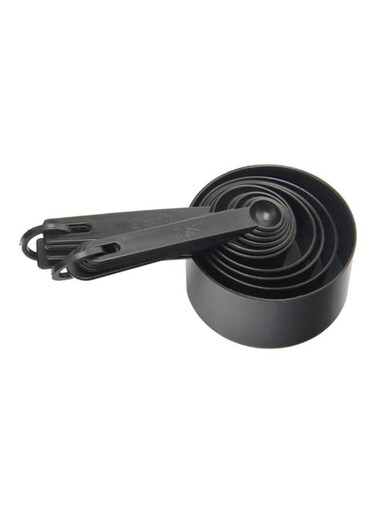 Of 10 Measuring Cup And Spoon Set Black Cup 15, 62, 83, 125, 250, Spoon 0.6, 1.2, 2.5, 5, 7.5ml