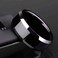 Men Ring, Ring Size:7(Black)