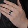 Men Ring, Ring Size:7(Black)