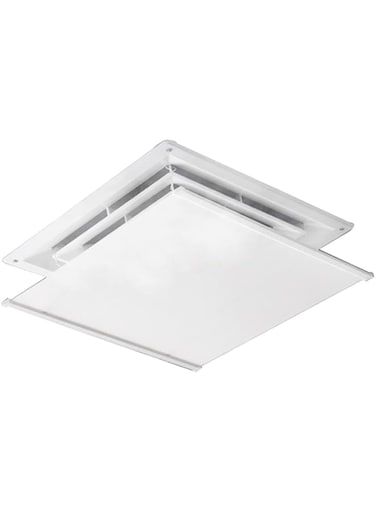 Air Conditioner Deflector for Ceiling Central Air Conditioning,Air Conditioning Deflector Prevent The Cold Air from Blowing Straight,Angle Adjustable,Easy Installation,Cloth+Stainless Steel (60&times;60CM)