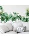 Eutecado Tropical Wall Decals Palm Leaf Wall Stickers for Living Room, Green Plants Wall Decor Posters Vinyl Peel and Stick Art Murals for Bedroom Nursery Office