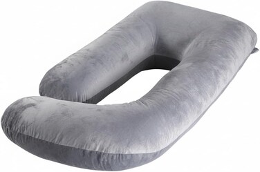 Home U &amp; C Shaped Pregnancy Pillow &acirc;&euro;&ldquo; Full Body Maternity Pillow for Sleeping, Support for Back, Hips, Legs &amp; Belly &acirc;&euro;&ldquo; Large 67&acirc;&euro; Pregnancy Body Pillow for Women