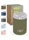 450ml Food Jar Lunch Box Thermos Stainless Steel Double Wall Insulated Travel Food Flask for Kids and Adults, 15oz (Forest Green)