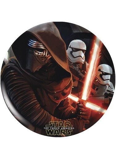 Stor Melamine Plate With Out Rim Star Wars Episode Vii
