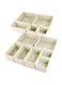 Oasisgalore 12 Pack Foldable Drawer Organizers and Storage Dresser Drawer Dividers for Underwear Socks Bra