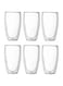 6PCS Double Wall Glasses, X Large, 450ml