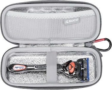 Hard Case for Gillette Fusion 5/March 3/ProGlide5/Skinguard/ProGlide Shield/Sensor3 Men's Razor by RLSOCO (Case Only)