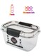 Max&acirc;&bdquo;&cent; Rectangular 420ml (0.44qt) - Clear Base &amp; Lid, Color Seal, Matching Clips - Compact Storage Solution for Organization.