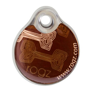 Rogz Mocha Bone ID Tag Idr27-Ce S