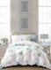 Print Duvet cover Set,Queen Size 200x230 cm - 4-Pcs Bed Set, ,Emirate Collection, Microfiber - 1 Duvet Cover, 1 Fitted Sheet, 1 Pillow Shams, 1 Pillowcases (Filler Not Include)