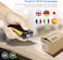 NETUM QR Code Scanner, Mini Barcode Scanner Bluetooth Compatible, Small Portable USB 1D 2D Bar Code Scanner for Inventory, 2.4G Cordless Image Reader for Tablet iPhone iPad Android iOS PC POS - C750
