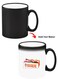 Color Changing Heat Sensitive Ceramic Mug, Image Revealed When HOT Liquid is Added! Donuts