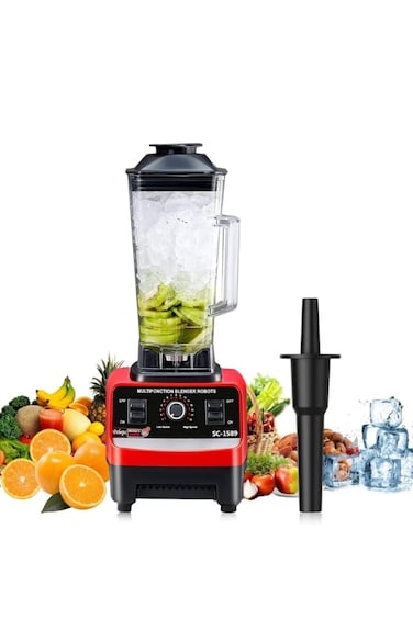 2 in 1 4500W Commercial Blender &amp; Grinder &ndash; 15-Speed Ice Crusher, Juicer, 2.5L Capacity