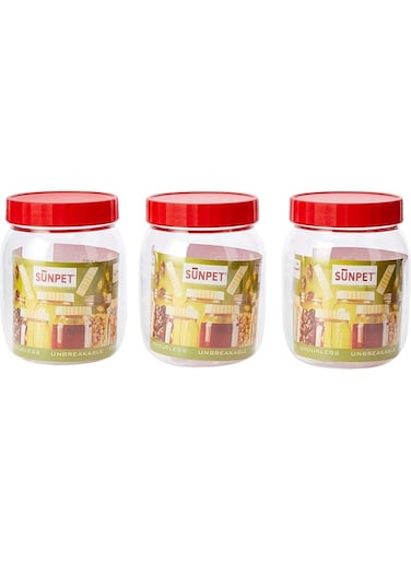 Sunpet Food Storage Canisters, Plastic, 500 ml, Small