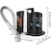 Portable 450W Handheld Carpet Cleaner with Dual Tank System for Sofa, Rug &amp; Car Cleaning