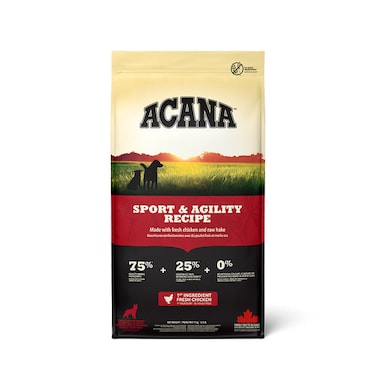 Acana Sports &amp; Agility Recipe Dry Dog Food 17KG