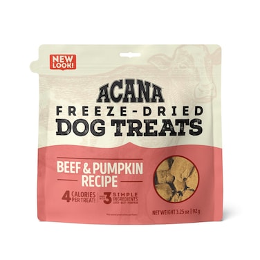 Acana Beef &amp; Pumpkin Freeze Dried Dog Treats