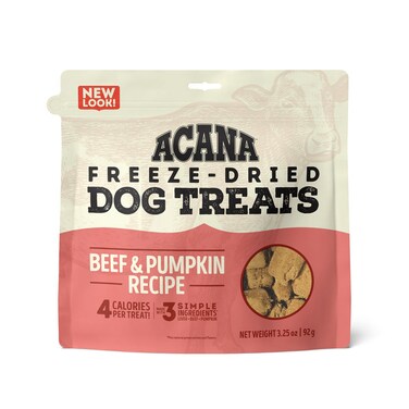 Acana Beef &amp; Pumpkin Freeze Dried Dog Treats