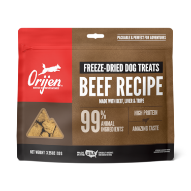 Orijen Beef Recipe Freeze Dried Dog Treats
