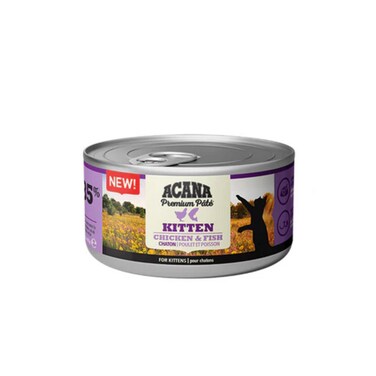 Acana Premium Chicken With Fish Pate Kitten Wet Food 85G
