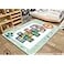 7mm 1200g ultra crystal velvet 3D printed carpet 80*120