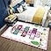 Solid Soft Non-Slip Absorbent Living Room Carpet 80x120 cm